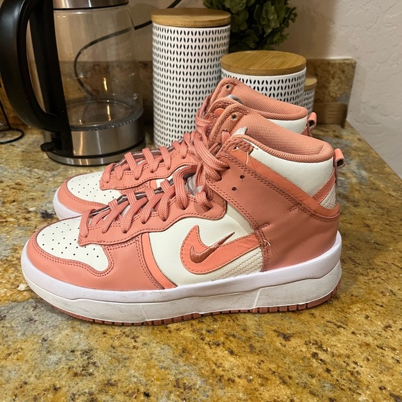 Nike Dunk High Up Sail Light Madder Root size 8 - Picture 3 of 9